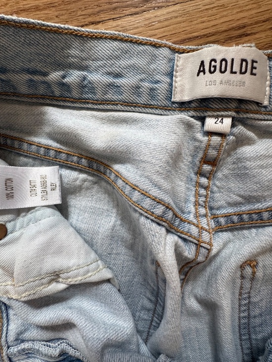 AGOLDE Riley Cropped Jeans - Picture 3 of 5